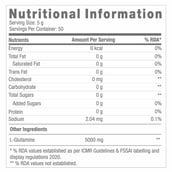 GNC Pro Performance L-Glutamine 5000mg,  0.55 lb  Unflavoured 