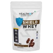 1 - HealthXP Shield Whey,  2.2 lb  Rich Coffee 