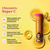 3 - Chicnutrix Super C Amla Extract & Zinc, 20 tablet(s) Fizzy Orange