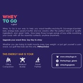 6 - Whey To Go Energy Bar,  6 bar(s)  Peanut Butter 