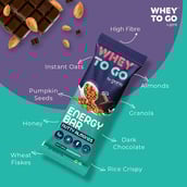 4 - Whey To Go Energy Bar,  6 bar(s)  Nutty Almonds 