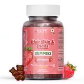 1 - INLIFE Hair Skin & Nails,  30 gummies  Strawberry 