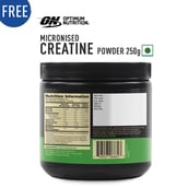 7 - Isopure Low Carb 4.41 lb & Optimum Nutrition Micronised Creatine 250g Combo,  2 Piece(s)/Pack  Dutch Chocolate + Unflavoured 