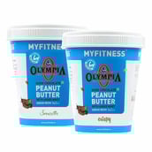 1 - Myfitness Dark Chocolate Peanut Butter 510g Combo,  2 Piece(s)/Pack  Smooth & Crispy 