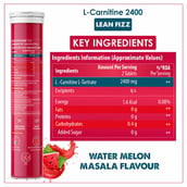 11 - Naturyz L-Carnitine 2400 20 Tablets & Platinum CLA-Carnitine 450ml Como,  2 Piece(s)/Pack  Water Melon Masala & Orange 