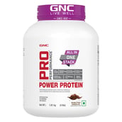 2 - GNC Pro Performance Power Protein 4lb & Creatine Monohydrate 0.55 lb Combo,  2 Piece(s)/Pack  Double Rich Chocolate & Unflavoured 