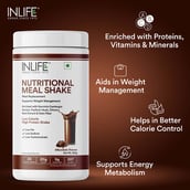 5 - INLIFE Nutritional Meal Shake,  0.5 kg  Chocolate 