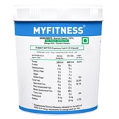 4 - Myfitness Natural Peanut Butter,  1.250 kg  Smooth 