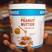 7 - Myfitness Honey Peanut Butter,  1.250 kg  Crunchy 