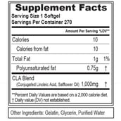 2 - Evlution Nutrition (EVL) CLA 1000,  270 softgels 