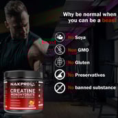 4 - Nakpro Creatine Monohydrate,  Fruit Punch (Jar)  0.55 lb 