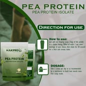 5 - Nakpro Pea Protein Isolate,  1.1 lb  Vanilla 