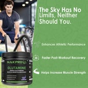 7 - Nakpro Glutamine,  0.55 lb  Blueberry 