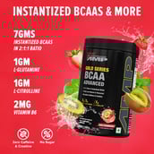 2 - GNC AMP Gold Series BCAA Advanced,  0.88 lb  30 Servings  Kiwi Strawberry 
