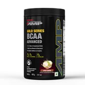 1 - GNC AMP Gold Series BCAA Advanced,  0.88 lb  30 Servings  Spicy Guava 