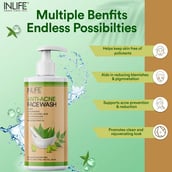 4 - INLIFE Face Wash, 200 ml Neem