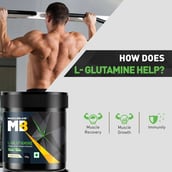 5 - MuscleBlaze L-Glutamine OP,  0.22 lb  Unflavoured 