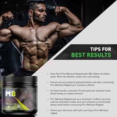 1 - MuscleBlaze Pre Workout Ripped,  0.55 lb  Green Apple 