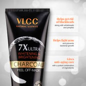 3 - VLCC 7X Ultra Charcoal Peel Off Mask, 100 g Whitening and Brightening
