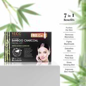 3 - VLCC Activated Bamboo Charcoal Facial Kit,  300 g  for Purified & Glowing Skin 