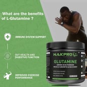 4 - Nakpro Glutamine, 0.55 lb Unflavoured