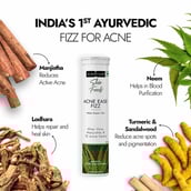 3 - Kapiva Skin Foods Acne Ease Fizz Flavour Orange,  20 tablet(s) 