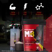 10 - MuscleBlaze Super Gainer Black,  11 lb  Chocolate 