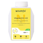 1 - NOURYSH Vitamin D3 + K2,  60 tablet(s)  Unflavoured 