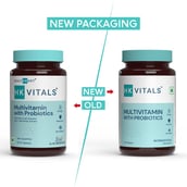 9 - HealthKart HK Vitals Multivitamin with Probiotics,  90 tablet(s)  Unflavoured 