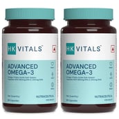HealthKart Advanced Omega-3 with 360mg EPA & 240mg DHA 60 capsules - Pack Of 2