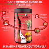 5 - Naturyz Surge 4X Pre-Workout,  0.88 lb  Mix Fruit Fusion 