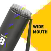 7 - MuscleBlaze Sipper Bottle, Jet Black 1 L