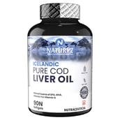 1 - Naturyz Icelandic Pure Cod Liver Oil, 90 softgels