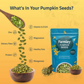 8 - Farmley Premium Pumpkin Seeds,  Natural  200 g 