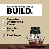 6 - Build 100% Whey Protein,  2.2 lb  Swiss Chocolate 