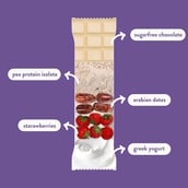 5 - Phab Protein Bar,  6 bar(s)  Strawberries & Greek Yogurt (21g Protein) 