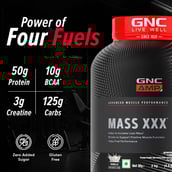 3 - GNC Amp Mass XXX,  4.4 lb  Vanilla 