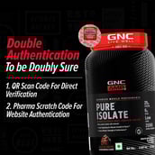 8 - GNC AMP Pure Isolate Powder,  2 lb  Chocolate Frosting 