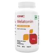 2 - GNC Melatonin 3 mg Supports Restful Sleep Times Release,  60 tablet(s)  Unflavoured 