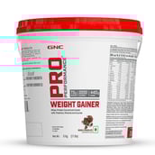 1 - GNC Pro Performance Weight Gainer,  11 lb  Double Chocolate 