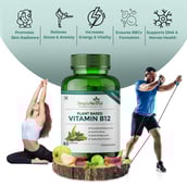 5 - Simply Herbal Plant Based Vitamin B12,  60 capsules  Unflavoured 
