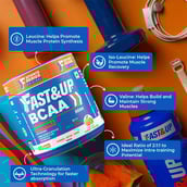 3 - Fast & Up BCAA,  0.69 lb  45 Servings  Tangy Orange 