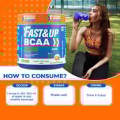 4 - Fast & Up BCAA,  0.69 lb  45 Servings  Watermelon Splash 