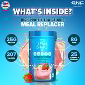 2 - GNC Lean Shake 25,  1.65 lb  Strawberry