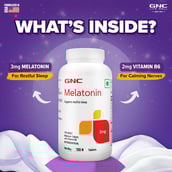 2 - GNC Melatonin 3mg,  120 tablet(s)  Unflavoured