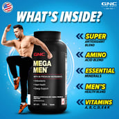 2 - GNC Mega Men with 38 Premium Ingredients,  120 tablet(s)  Unflavoured