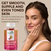 4 - Simply Herbal Collagen Gummies with Biotin,  30 gummies  Strawberry 