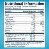 4 - GNC Triple Strength Fish Oil Plus,  60 softgels 