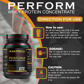 5 - Nakpro Perform Whey Protein Concentrate,  2.2 lb  Unflavoured (Jar) 