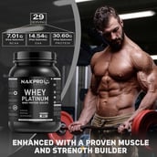 4 - Nakpro Whey Platinum Whey Protein Isolate,  2.2 lb  Unflavored (Jar) 